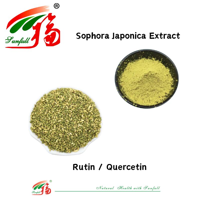 Compatível com as Normas Europeias Saúde Cardiovascular Suplementos alimentares Quercetina 95% Rutin NF11 95% Sophora Japonica Extract