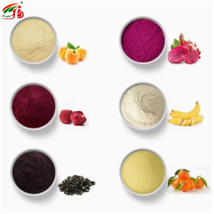 Ingredientes de frutas, alimentos saudáveis, alta qualidade, bom sabor e solubilidade em água, bebidas liofilizadas em pó, diversas frutas em pó