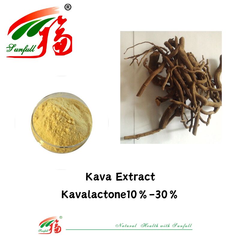 Hunan Sunfull Melhor Preço Suplementos Nutricionais ISO/Kosher Kavalactones 10%-30% extrato de kava em pó para suplemento