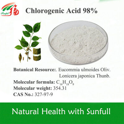 Antioxidante Natural Extrato de Folha de Eucommia Ulmoides de Alta Pureza Ácido Clorogênico 98% de Pureza